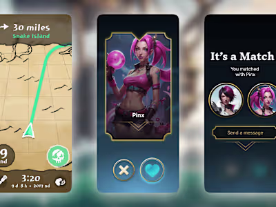 UX/UI for gaming experiences