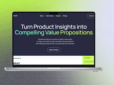 Rocketyzer | Webflow - UI/UX Project