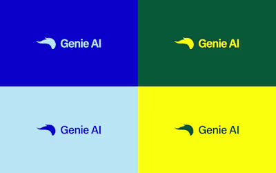 Genie AI - A visual identity for an AI platform that provide...