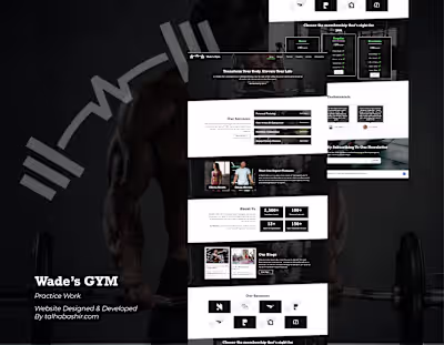 Website Development For GYM
