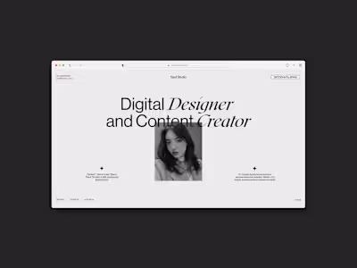 UX/UI Designer Portfolio ✌️