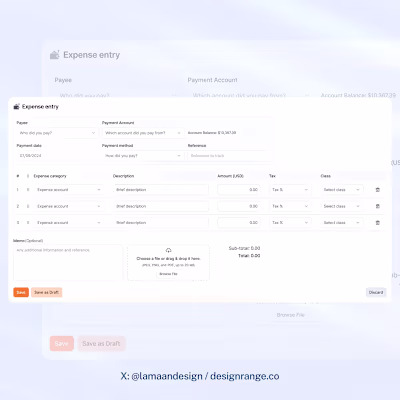 Accounting Saas UI Design