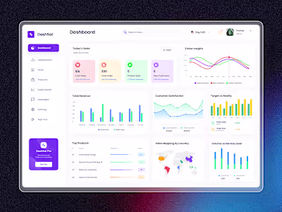 Sale Dashboard Design