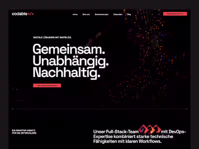 Hey folks, here’s a homepage concept I designed for Codable ...