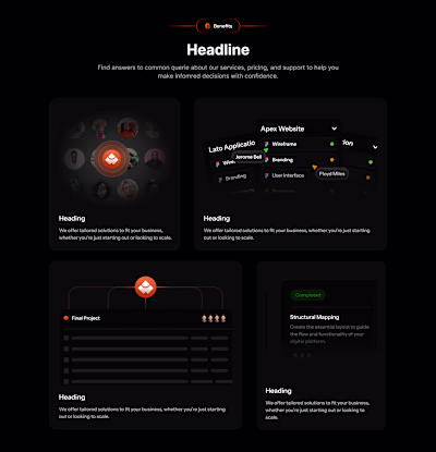 Bento Section Design. Did I Cook? 🔥