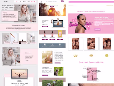 Landing Pages and Website
