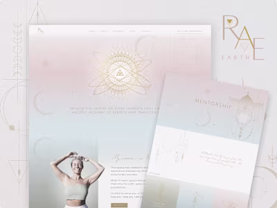 Personal Brand Framer website for a transformational coach