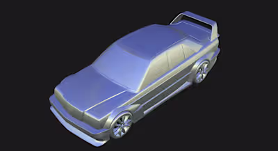 Mercedes 190 - Exploring the Mastery of 3D Modeling
