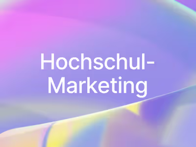 Hochschulmarketing (university marketing)