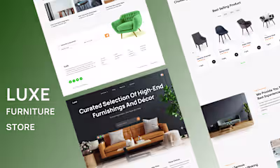 Luxe Furniture Store :: Behance