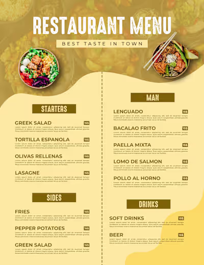 RESTAURENT FOOD MENU