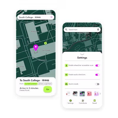 UX/UI Design for Indoor Nav System Optimized for Neurodiversity