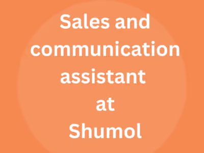 Sales and Communication Assistant
