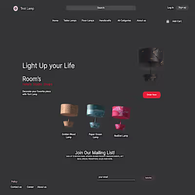 Lamp Web is designed to