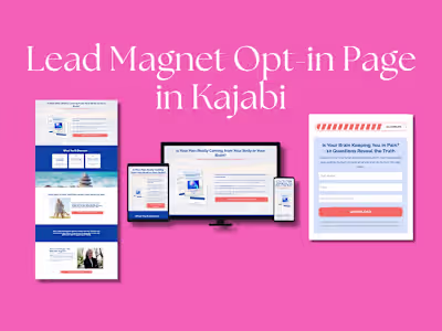 Lead Magnet Opt-in Page in