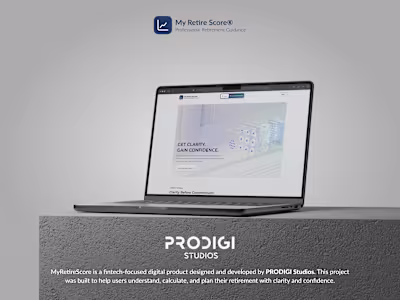 MyRetireScore: AI-Powered Retirement Planning Platform