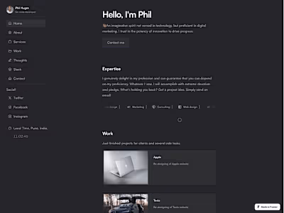 Phil Huges - Freelance web designer and digital marketing consu…