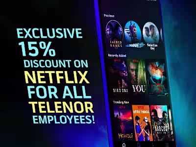 Social Media Ads Netflix, Telenor