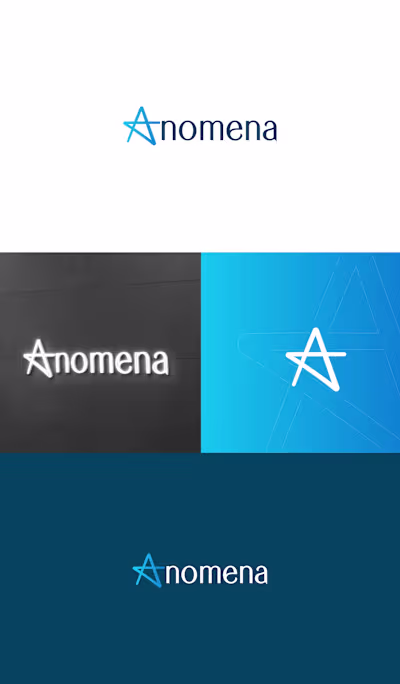 Anomena Logo Design: A Star-Inspired Identity