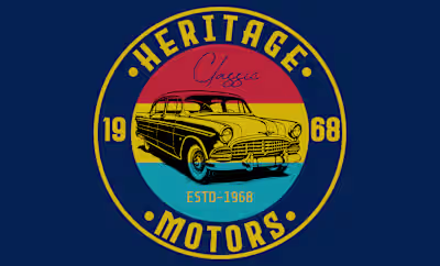 Vintage badge logo