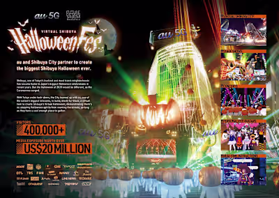 KDDI Shibuya Virtual Halloween