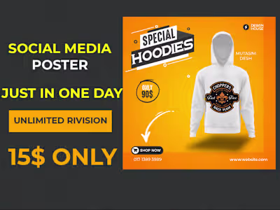 I will make social media poster,flyer
