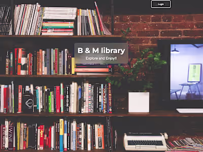 Books & Movies Library