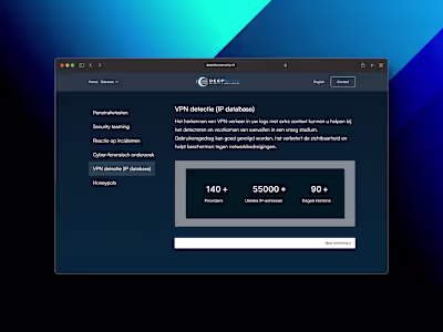 DeepBlue Security - Website Design & Webflow Development