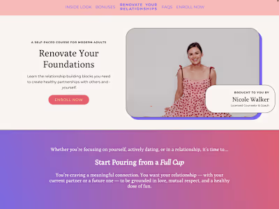 Renovate Your Foundations Sales Page Part 1
