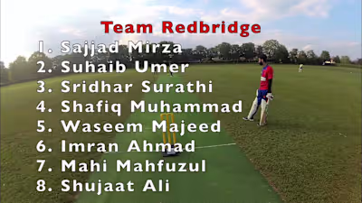 Team Redbridge VS Noah Hill Stars - YouTube