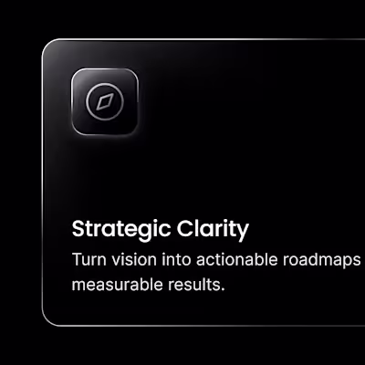 Consulting landing page sections designed