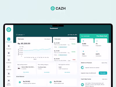 Cazh Dashboard 