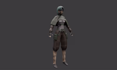Low Poly Game Ready Character