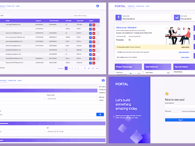 Custom Web Application Portal