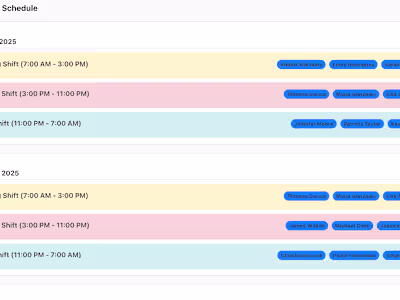 Nurse Scheduling System