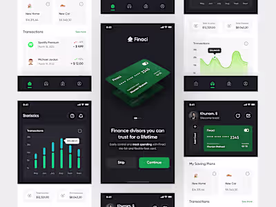 Finance Mobile App Design :: Behance