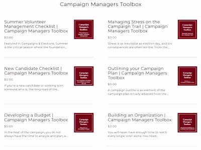 Campaign Managers Toolbox - Free e-guides