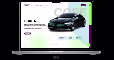 Clean Web Landing Page Design in FIGMA by Jiaul Hossain on Drib…