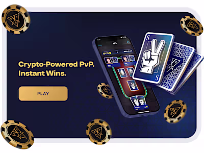 UX/UI Design for RPS Mine Crypto Game