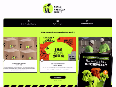 Replo Landing Page Design - ArmedAmerican