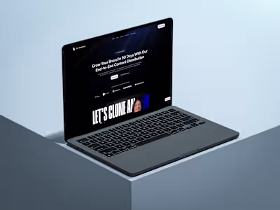 Co. Creatives Agency Landing Page Development