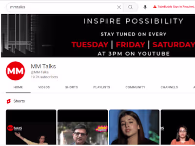 MM Talks Youtube Marketing 