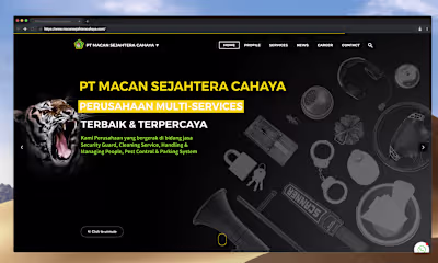 Macan Sejahtera Cahaya Company Website
