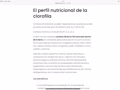 Los beneficios de la clorofila, y los mejores suplementos del m…