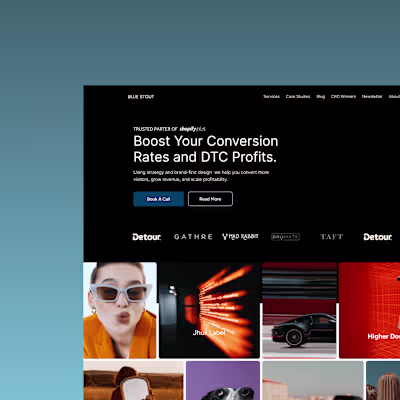 Bluestout Website Redesign