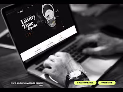 Luxury Time Repairs Website