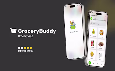 GroceryBuddy - Website Design 