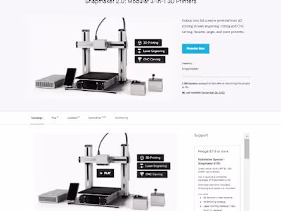 Copywriting| Product Landing Page for Kickstarter