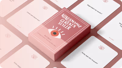 Konuşmamız Gereken Şeyler · Playing Cards Design