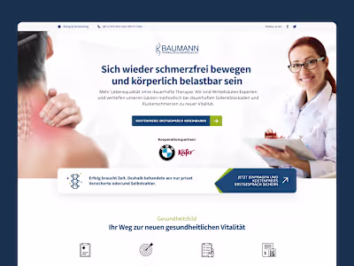Landing Page Design | BAUMANN